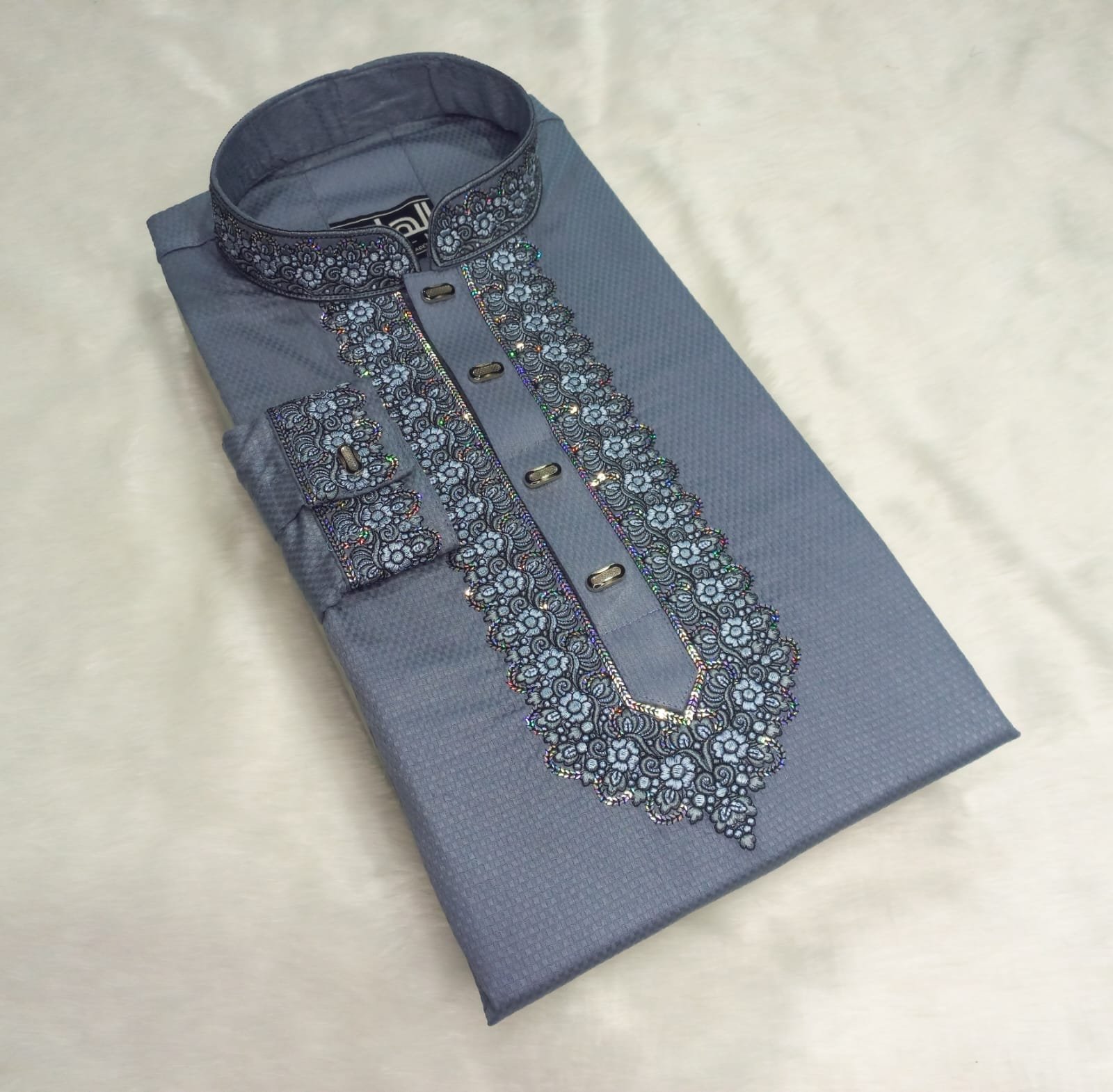 প্রিমিয়াম কট এম্ব্রয়ডারি পাঞ্জাবি